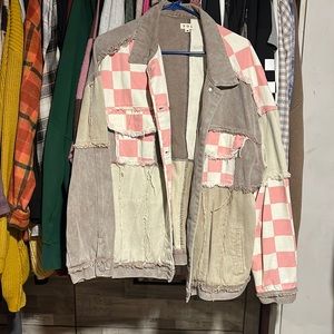 POL Brand New Checkered Shacket OVERSIZED NWOT